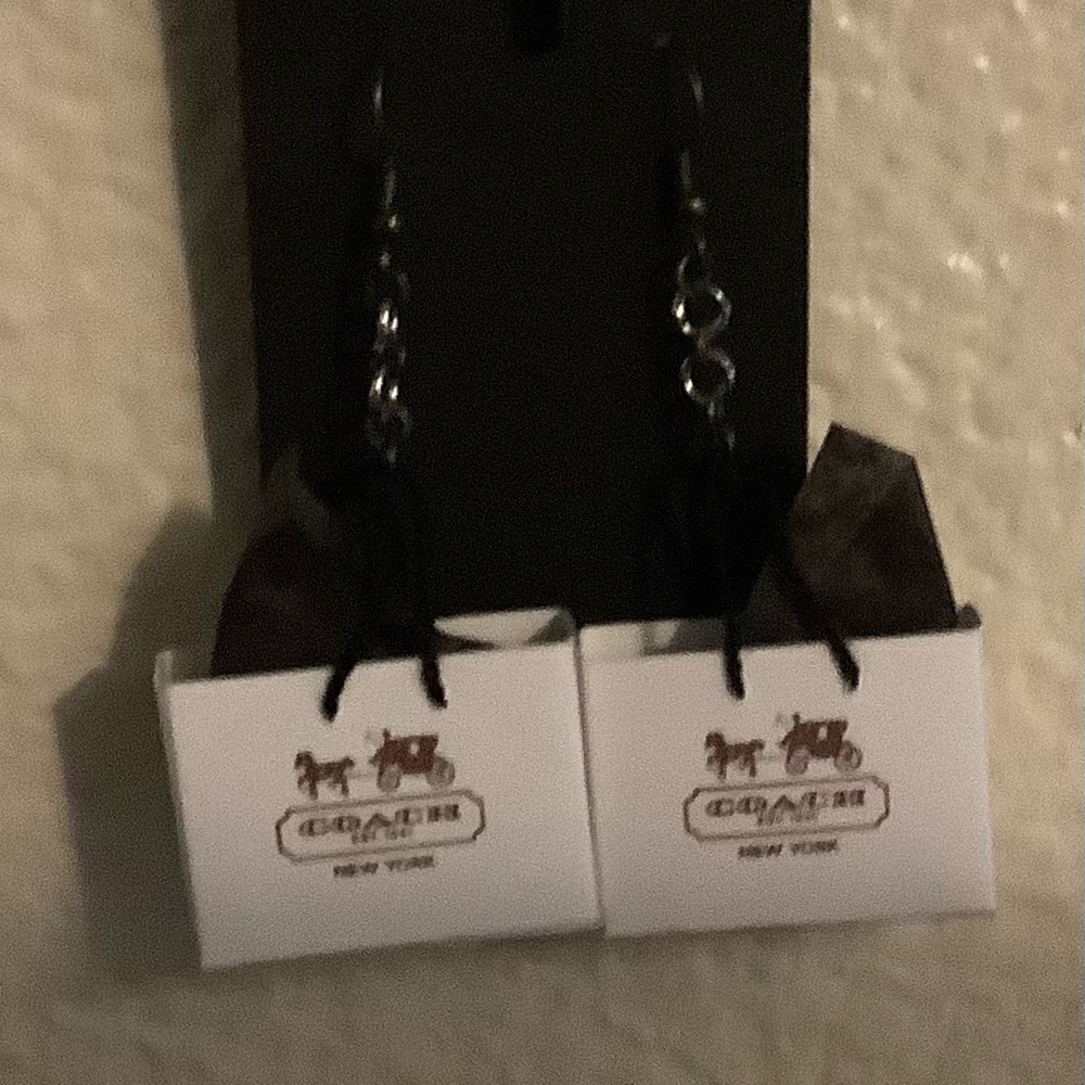 Coach Shopping Bag Earrings
